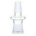 Glass Tube Adapter,18 mm Male to Female 18 mm Essential Adapter