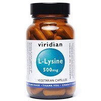 Viridian L-Lysine 500Mg: 90 Veg Caps by ethicalvitamins.co.uk