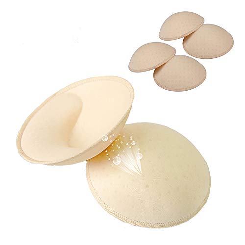 Bra Insert Pads 2 Pairs,ONDY Round Breast Enhancers,Invisible Bra Push Up Pad for Yoga Sports Bra