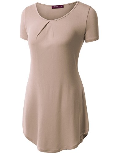 Doublju Womens Short Sleeve Round Neck Flared T Shirt Dress | Desertcart  Gambia