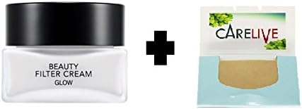 [SON&amp;PARK] BEAUTY FILTER CREAM 40g + [CARELIVE]Premium Oil blotting paper 50 sheet