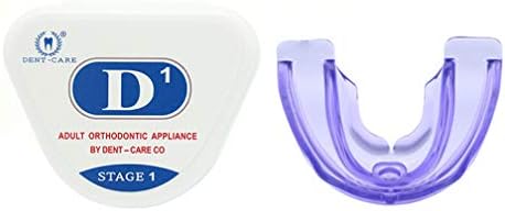 WYFDR Orthodontic Retainer, Orthodontic Teeth Appliance Night Mouth Guard Slim, Grind Protector, Dental Orthodontic Trainer Teeth,D1