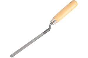 LSGZJZY Tuck pointing tools, 6 x1/2 inch, Ergonomic Wood Handle, High-Hardness Vacuum Forged Blade