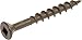 Hillman 48272 8 X 1-3/4-Inch Flat Head Square Drive Deck Screw, Brown, 500-Pack,Ceramic