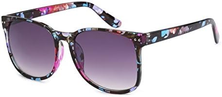 5Zero1 Big Frame Eye Dentification Sexy Women Hot Fashion Party Wayfarer Cute Sunglasses (Classic Flora)