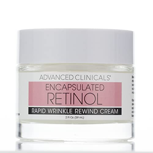 Advanced Clinicals Encapsulated Retinol Face Cream Moisturizer Facial
