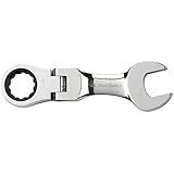 GearWrench 9574 9/16-Inch Stubby Flex-Head Combination Ratcheting Wrench