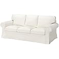 Sofa Cover Replacement That Fits IKEA Ektorp, Color: Blekinge White, Cover for IKEA ektorp Sofa (3 Seat Cover (Does NOT fit 3,5-seat))