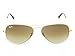 Ray-Ban Aviator RB3025 001/51 Arista/Crystal Brown Gradient 58mm Sunglasses
