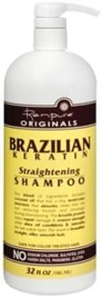 Renpure Originals Brazilian Keratin Straightening Shampoo 32 Fl Oz (2 Pack)