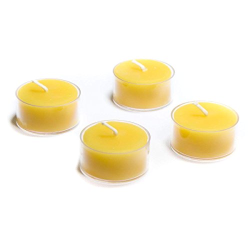 Bluecorn Beeswax 100% Pure Beeswax Tea Lights (48 case