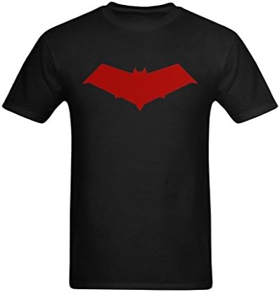 Seedit Men's Red Hood Jason Todd Symbol Logo Patch Graphic Art T-Shirt