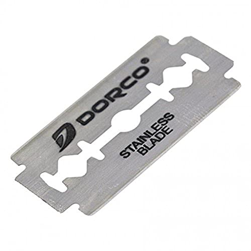 Dorco ST301 Platinum Extra Double Edge Razor Blades 100 Ct, 10 Count