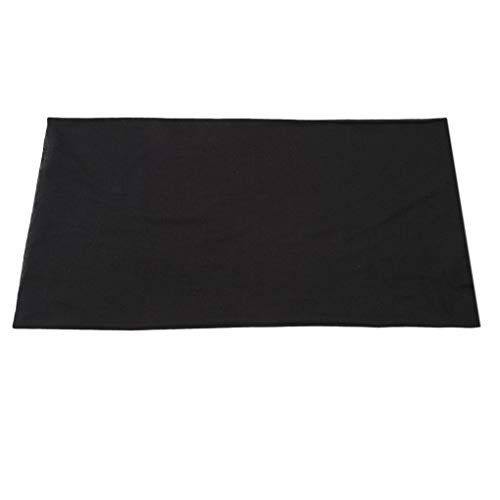 Potelin Outdoor Multi-Function Headwear Seamless Solid Color Headscarf Monochrome Collar,Black Durable and Useful - Thumbnail 3