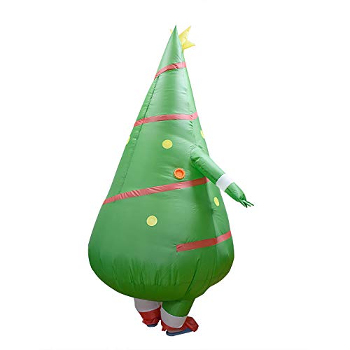 MINTER Inflatable Christmas tree Costume, Funny Christmas Cosplay Party