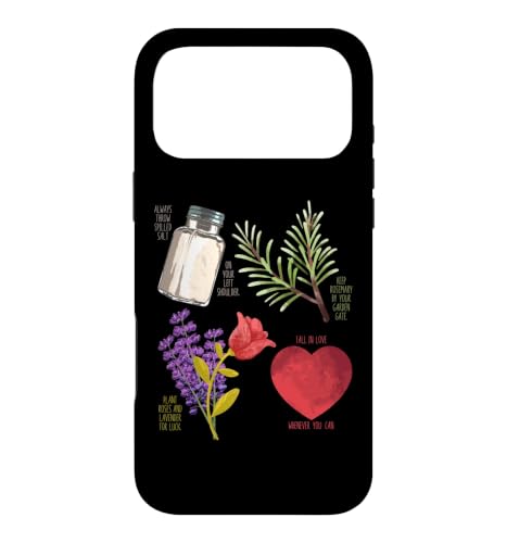 Practical Magic Salt Rosemary Lavender Love Witch Pagan Case for iPhone 17 Pro…