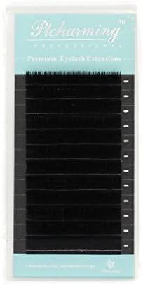 Ptcharming 1pc 0.07 D Curl 10mm Length in One Box of Eyelash Extensions for Salon