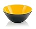 Guzzini My Fusion Bowl, 7-3/4-Inches by 3-1/4-Inches, Yellow, White, Black