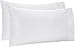 Amazon Basics King Pillow Cases Set of 2 - Lightweight, Super Soft Easy Care Microfiber, Bright White, 40
