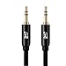 SHD Aux Cable, 3.5mm Audio Cable Aux for Car Auxiliary Audio Stereo Cable 3.5mm Cord Premium Sound Dual Shielded with Gold Plated Connectors-10Feet
