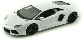 1/18scale ブラゴ BURAGO Lamborghini Aventador LP700-4 ホワイト ランボルギーニ アヴェンタドール　アメリカ直送