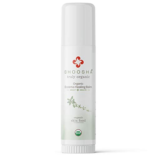 Shoosha Organic Eczema Cream for Adults, All Natural USDA Certified Cream for Eczema Relief, Great for Sensitive Skin, Hypoallergenic, Gluten-Free, Contains Organic Ingredients Like Calendula Oil