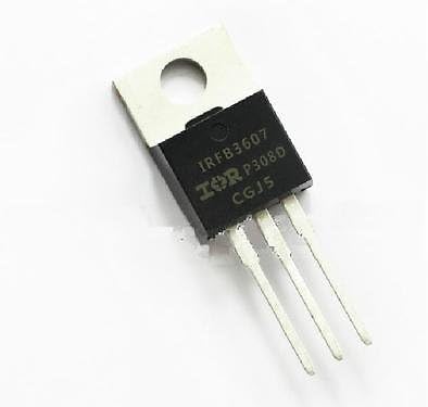 QX Electronics 10pcs IRFB3607PBF IRFB3607 MOSFET N-CH 75V 80A TO-220 NEW