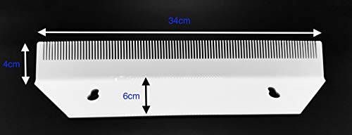 Acrylic Hair Extensions Organizer (34cm, White), Professionals Hair Extensions Styling Tool