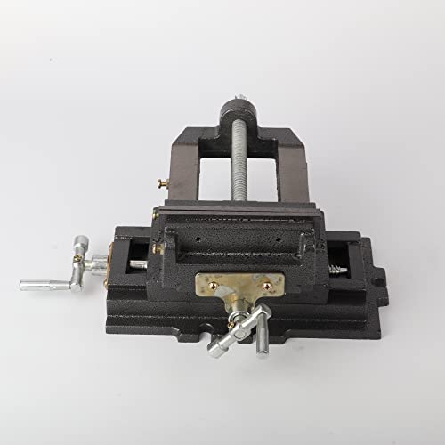 MYOYAY 6" Cross Slide Vise Drill Press Metal Milling Vise Heavy Duty 2