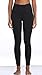 Oalka Women Yoga Pants Workout Running Leggings Black S