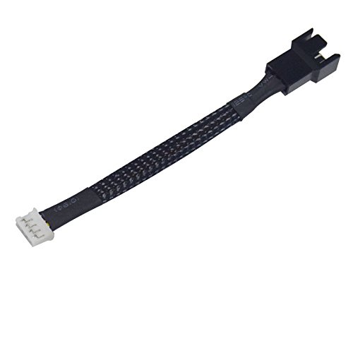 Inrobert pwm fan adapter 4-pin sleeved cable for vga graphic card…