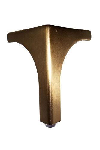 BingLTD - 4 1/2" Brushed Gold Metal Sofa Legs - Set of 4 (ML-45T-BG)