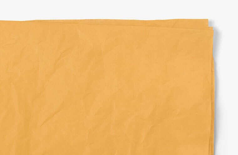 InsideMyNest Premium Quality Tissue Paper Sheets (75x50cm) (Goldenrod, 20)