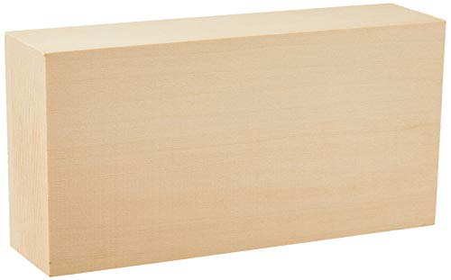 Walnut Hollow Basswood Carving Block, 1.75" x 3.5" x 7"