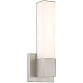 Minka Lavery 2872-84-L 15W 1 LED Bath Vanity-14 Inches Tall and 5 Inches Wide, Finish Color: Brushed Nickel