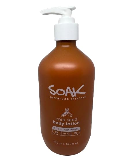 Soak Superfood Skincare Chia Seed Body Lotion 500ml