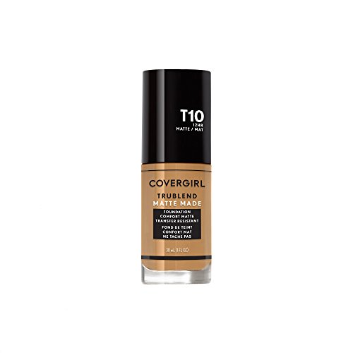 Covergirl Trublend Matte Made Liquid Foundation, T10 Golden Amber, 1.014 Ounce