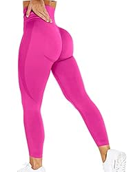 YEOREO Women High Waist Workout Gym Smile Contour
