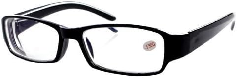 1 PR Nearsighted Shortsighted Myopia Glasses w Case -5.00 Strength **These are not reading glasses** by OLO