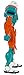 NFL Miami Dolphins Fox Sports Team Robot, 10-inches