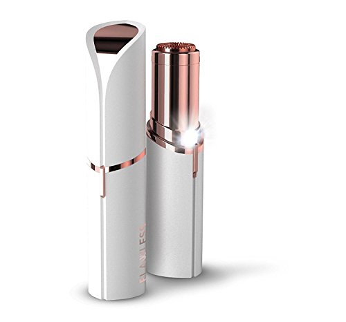 Flawless Womenâ€™s Painless Facial Hair Remover,Yongf Painless Light Hair Removal Epilator Ladies Shaving Trimmer Device Gold-plated (Battery Not Included) (Rose Gold)