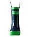 Oakiwear Children's Waterproof Rubber Rain Boots with Easy-On Handles, 12 Navy Blue