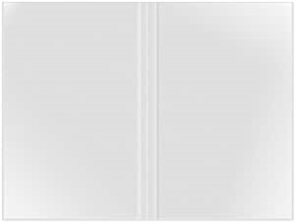 VELOFLEX 3244500 - Double A4 DIN A4 Binder Cover, Spine Rail Cover, Indelible PP Film, Pack of 10