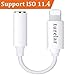 Lightning to 3.5mm Headphone Jack Adapter Dongle for iPhone 8/8 Plus/iPhone X/iPhone 7/7 Plus iPod Touch iPad Lighting Earphone Connector Aux Audio Cable Support iOS 10.3 or 11 Later