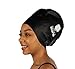 Happy Mane XL Silicone Swim Cap for Braids and Dreadlocks - Keep Hair Dry While Swimming - Perfect for Long Curly Hair, Extensions - Shower Cap for Women, Men X Large