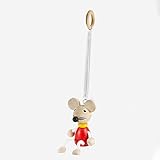 Wooden Mouse Baby and Children’s Toy on a Spring by Nook-Nookie Makes an Ideal Crib Mobile or Stroller Accessory for Language Cognitive Development and Fine Motor Skills