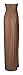 Forever Women's Plus Size Plain Boobtube Elasticated Sheering Maxi Dress