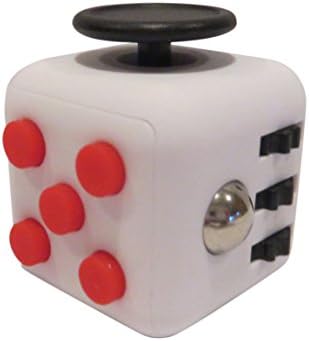 BIGOCT Fidget Cube Dice Stress &amp; Anxiety Relief Toy, White/Purple