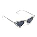 WearMe Pro - Retro Vintage Tinted Lens Cat Eye Sunglasses
