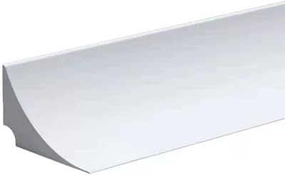 Zayejod 4M Silicone Water Retaining Shower Strip White 2.5cm